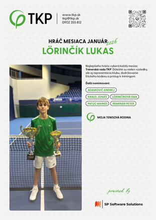 JANUÁR 2026 | LÖRINČÍK LUKAS