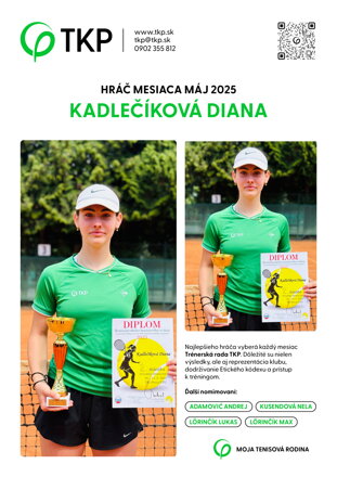 MÁJ 2025 | KADLEČÍKOVÁ DIANA