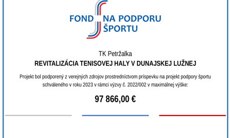 FOND NA PODPORU ŠPORTU