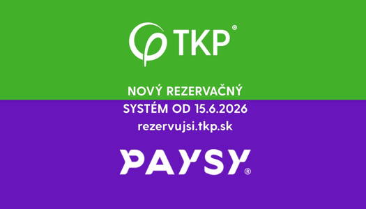 NOVÝ REZERVAČNÝ SYSTÉM OD 15.6.2026